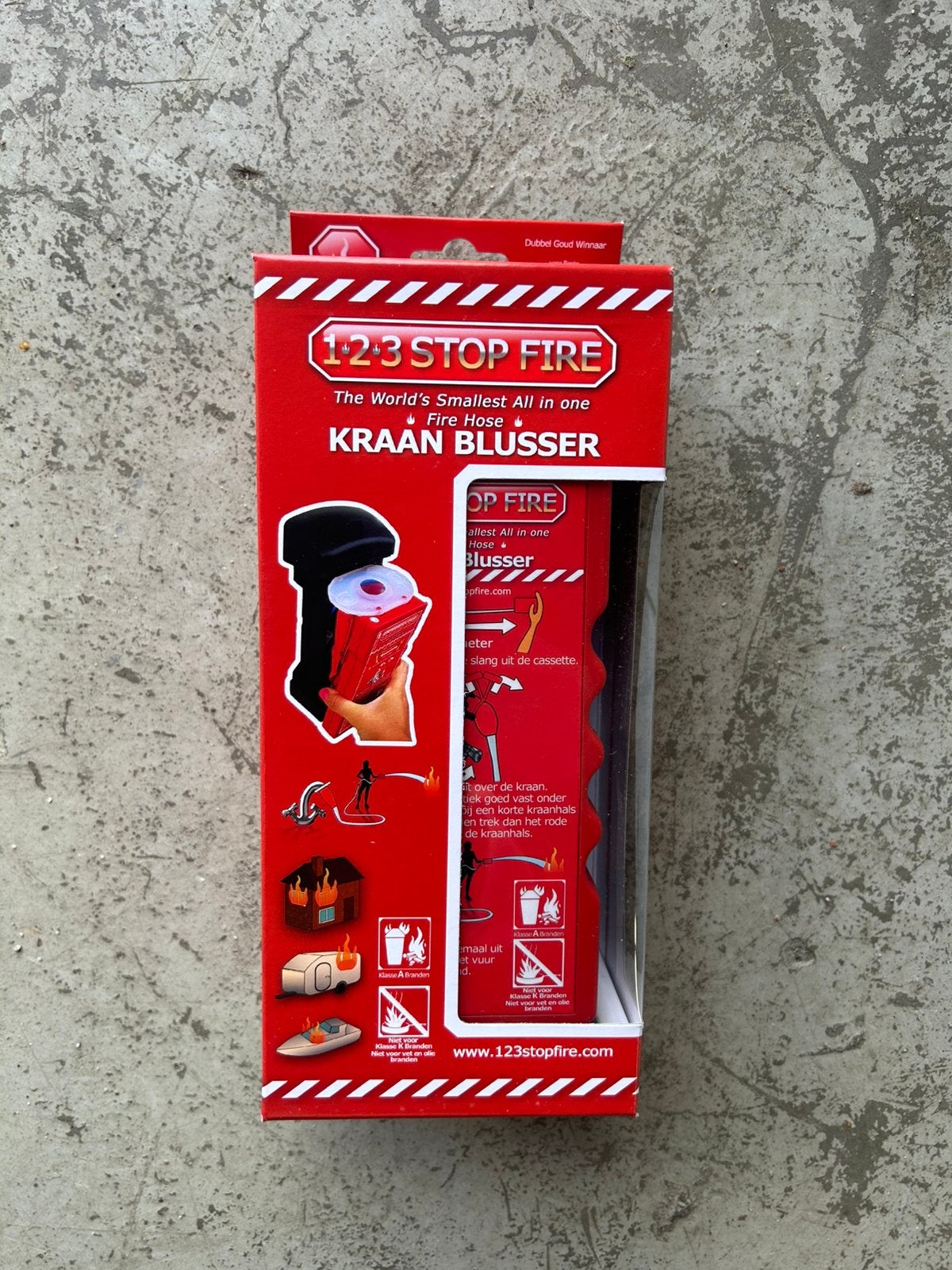 123 stop fire, kraan blusser, Ophalen, Nieuw