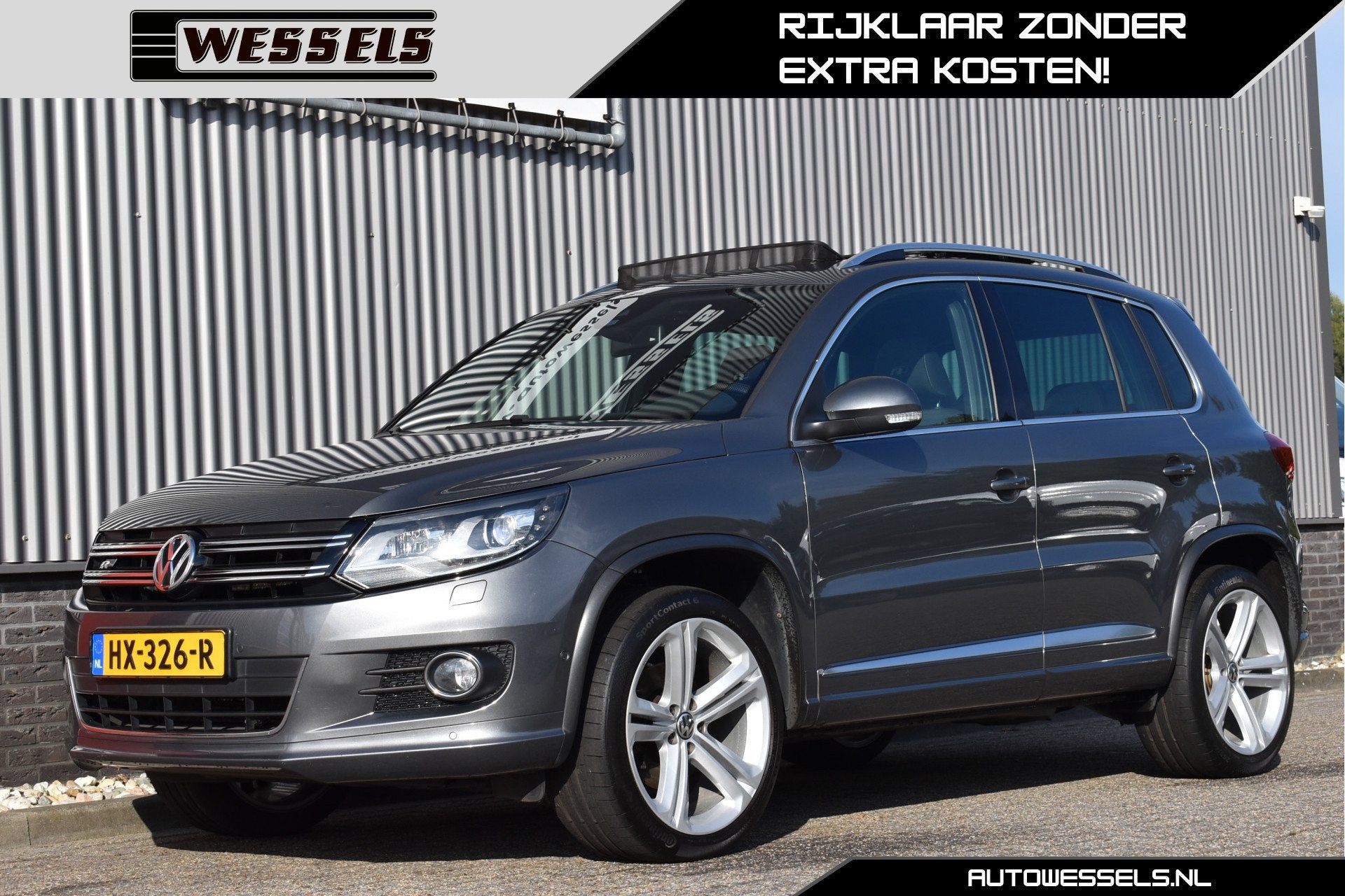 Volkswagen Tiguan 1.4 TSI R-Line Edition NL-auto, Panoramada, Voorwielaandrijving, Panoramadak, Gebruikt, Euro 6