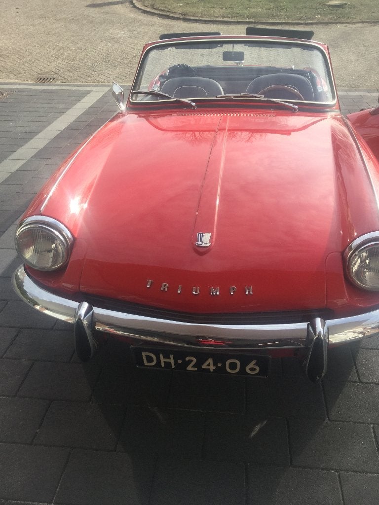 Triumph Spitfire 1.3 MK III 1970, Auto's, Zwart, Cabriolet, Handgeschakeld, Particulier