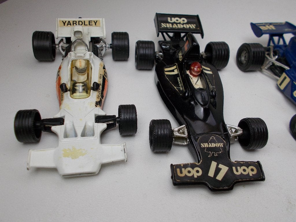 Vintage Corgi Toys (Whizzwheels) 5 X FORMULE 1 RACEWAGENS, Ophalen of Verzenden, Zo goed als nieuw, Auto, Corgi