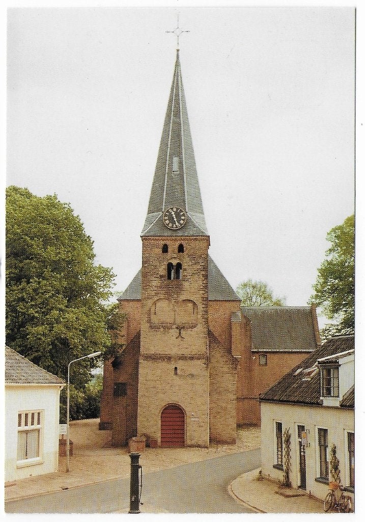 Wilp ned herv kerk ongelopen ansichtkaart ( b4883 ), Verzamelen, Ophalen of Verzenden, 1980 tot heden, Gelopen