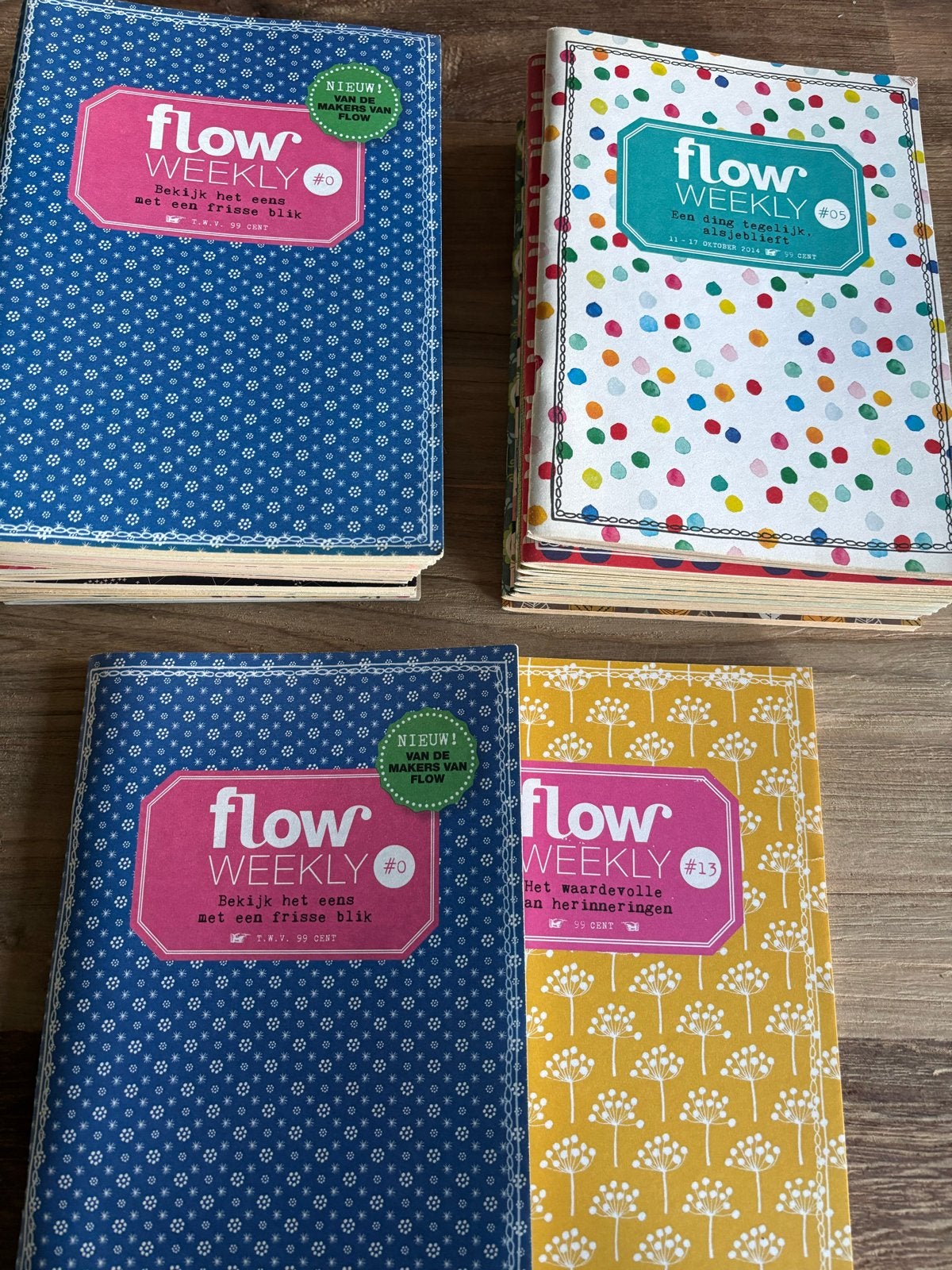 25 Flow Weekly’s uit 2014, Boeken, Ophalen of Verzenden, Zo goed als nieuw, Overige typen