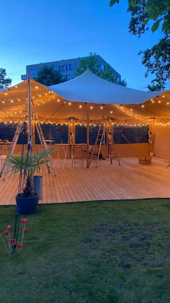 Feestlampjes lichtsnoer tuinlampjes prikkabel, Overige materialen, Minder dan 50 watt, Overige typen, Ophalen of Verzenden