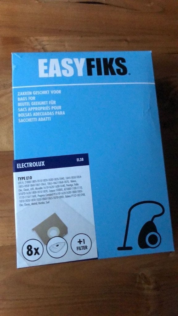 Easyfiks stofzuigerzakken voor Electrolux, Zanussi e.v.a., Ophalen of Verzenden, Nieuw
