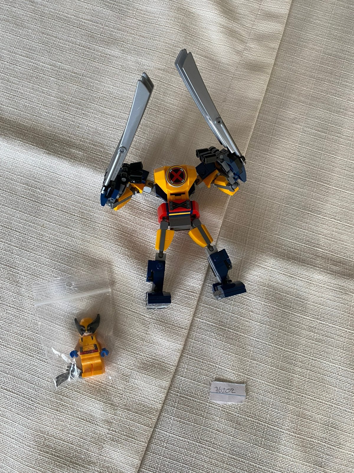 Lego 76202 Wolverine Mech Armor, Gebruikt, Marvel, Lego, Ophalen of Verzenden