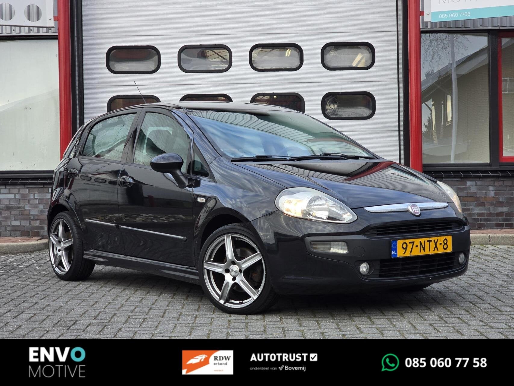 Fiat Punto Evo 1.3 M-Jet Dynamic Clima/APK/LMV/EXPORT!, Auto's, Fiat, Voorwielaandrijving, Euro 5, Stof, Gebruikt