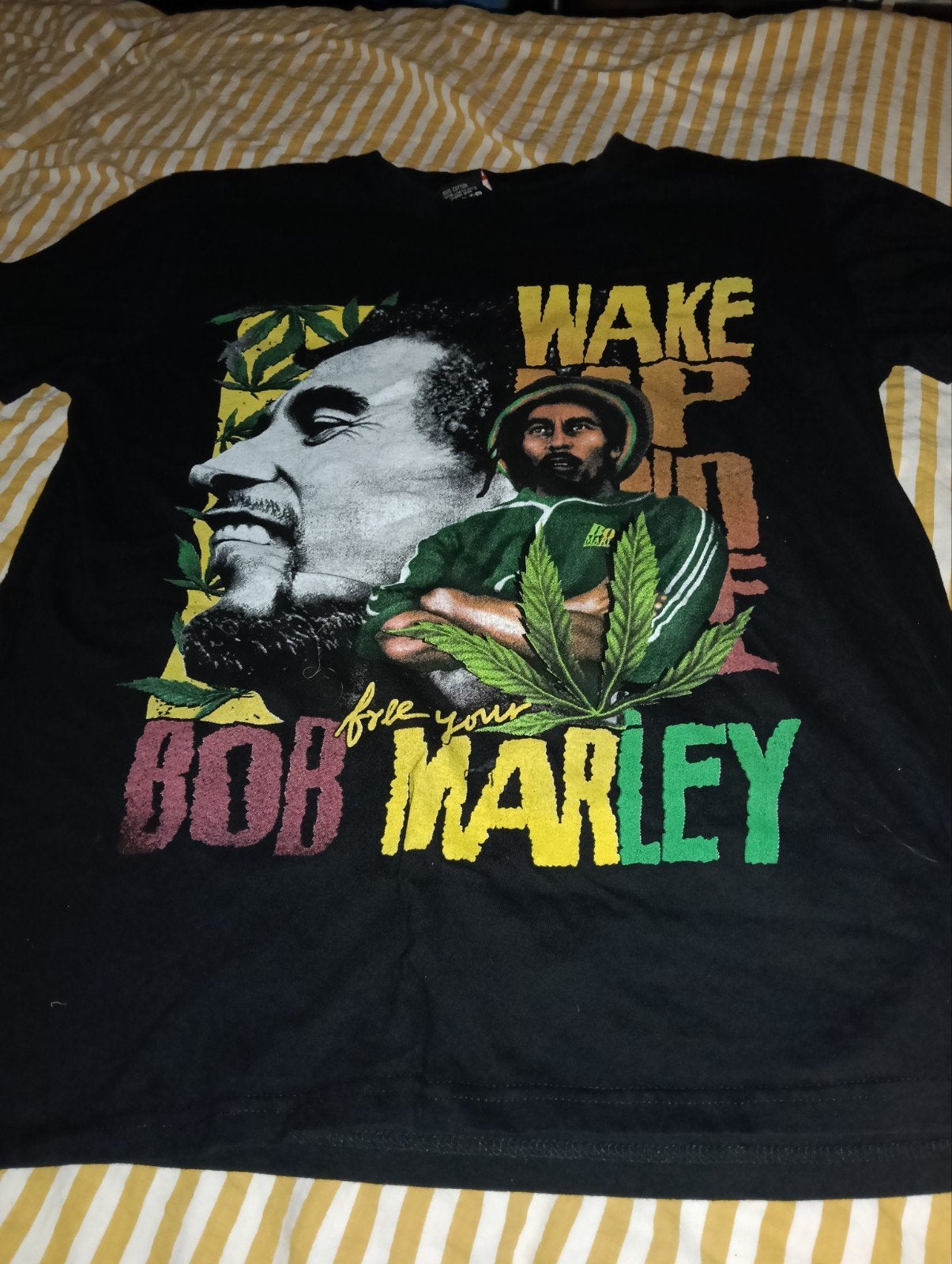 T-shirt Bob Marley, Ophalen, Zo goed als nieuw, Zwart