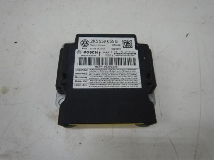 VW Caddy 2K5 Airbag module, Ophalen of Verzenden, Gebruikt