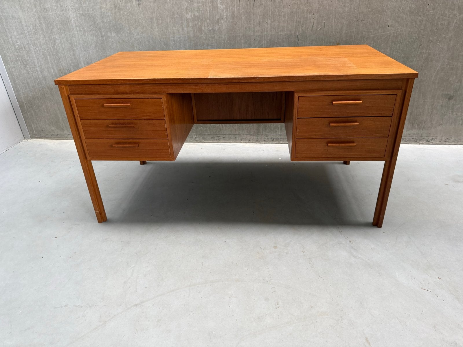 Midcentury Teak Bureau - Deens Design '60, Huis en Inrichting, Bureaus, Ophalen, Overige typen, Gebruikt, X