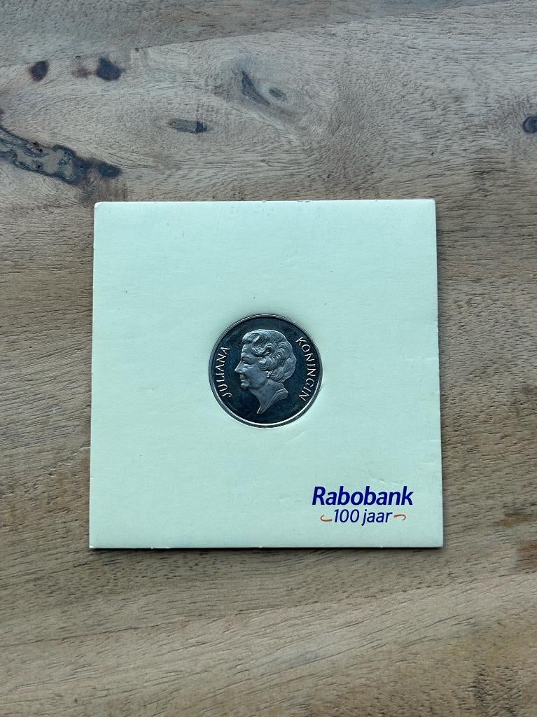 Rabobank munt, Postzegels en Munten, Munten | Nederland, Ophalen of Verzenden, Vóór koninkrijk
