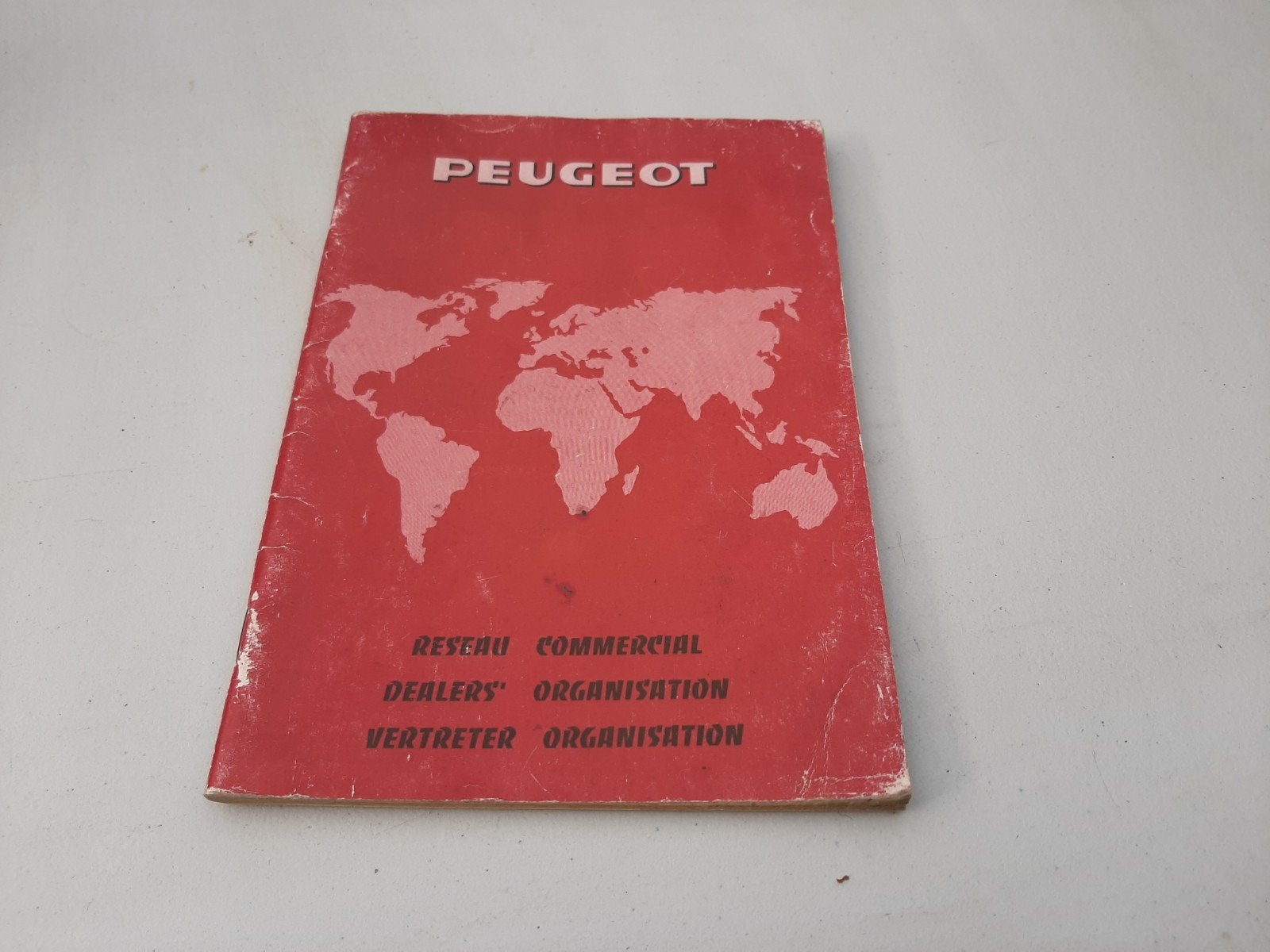 Peugeot Dealers Organisatie Boekje, Ophalen of Verzenden, Gelezen, Peugeot, Peugeot