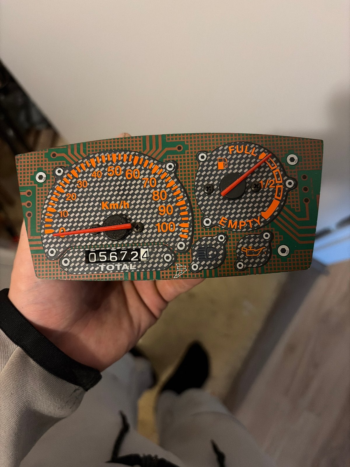 Dashboard tellerunit voor scooter/brommer, Ophalen of Verzenden, Gebruikt, Overige automerken