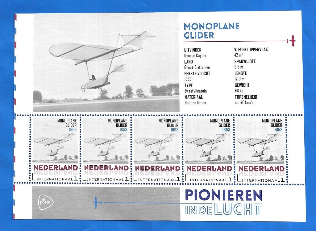 NVPH 3197 Pionieren in de lucht - Monoplane Glider, Postzegels en Munten, Verzenden, Postfris