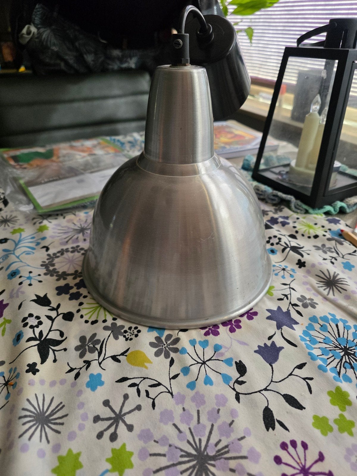 IKEA Hektar hanglamp - Aluminium, industrieel design, Gebruikt, Industrieel, Zilver, Ophalen