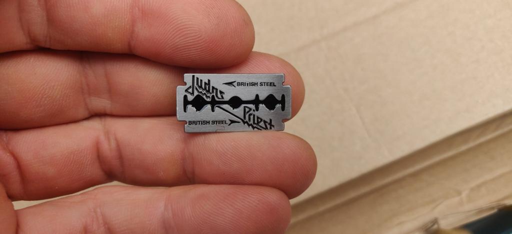 Judas Priest pin button, Ophalen of Verzenden, Overige onderwerpen