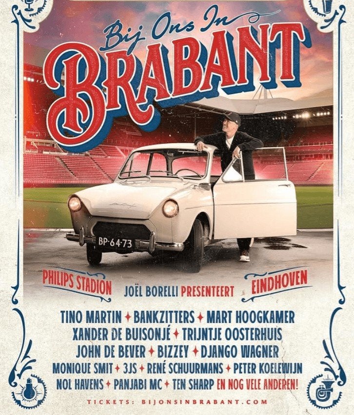 2 kaartjes voor Bij ons in Brabant, Tickets en Kaartjes, Concerten | Dance, Twee personen, Juni