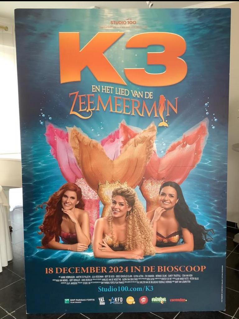 K3  STANDEE   ong:  120-180 cm, Ophalen of Verzenden, Zo goed als nieuw, Film en Tv