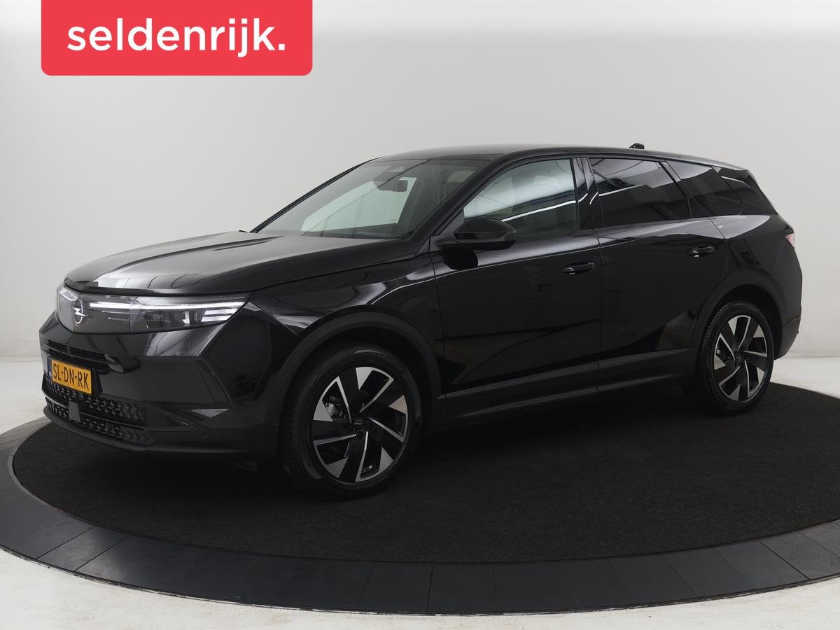 Opel Grandland 1.2 Turbo Hybrid GS Line | Automaat | Apple C, Auto's, Gebruikt, Euro 6, 1199 cc, Zwart