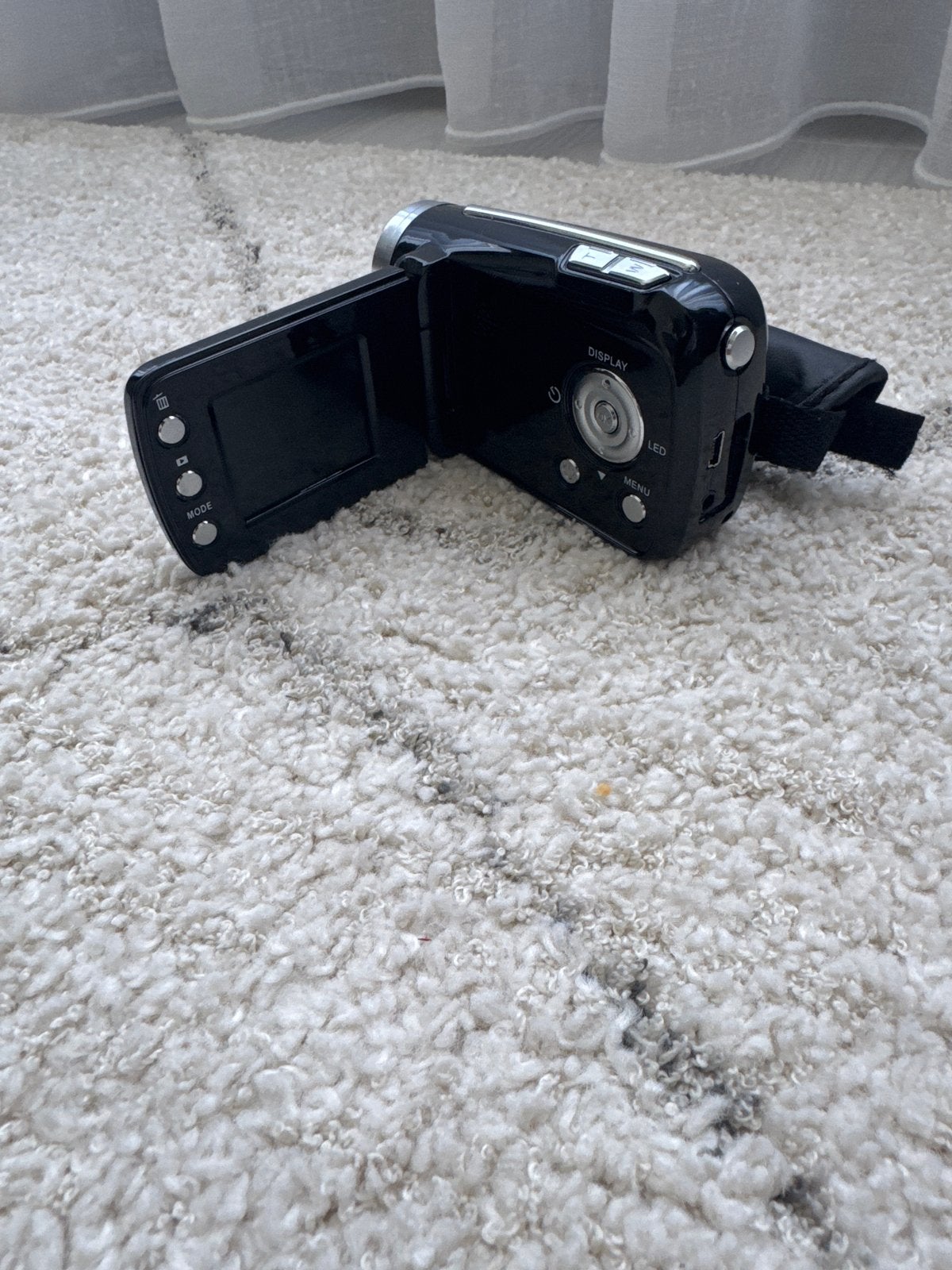 Compacte digitale videocamera - Zwart, zo goed als nieuw, Overige soorten, Minder dan 8x, Zo goed als nieuw, Camera