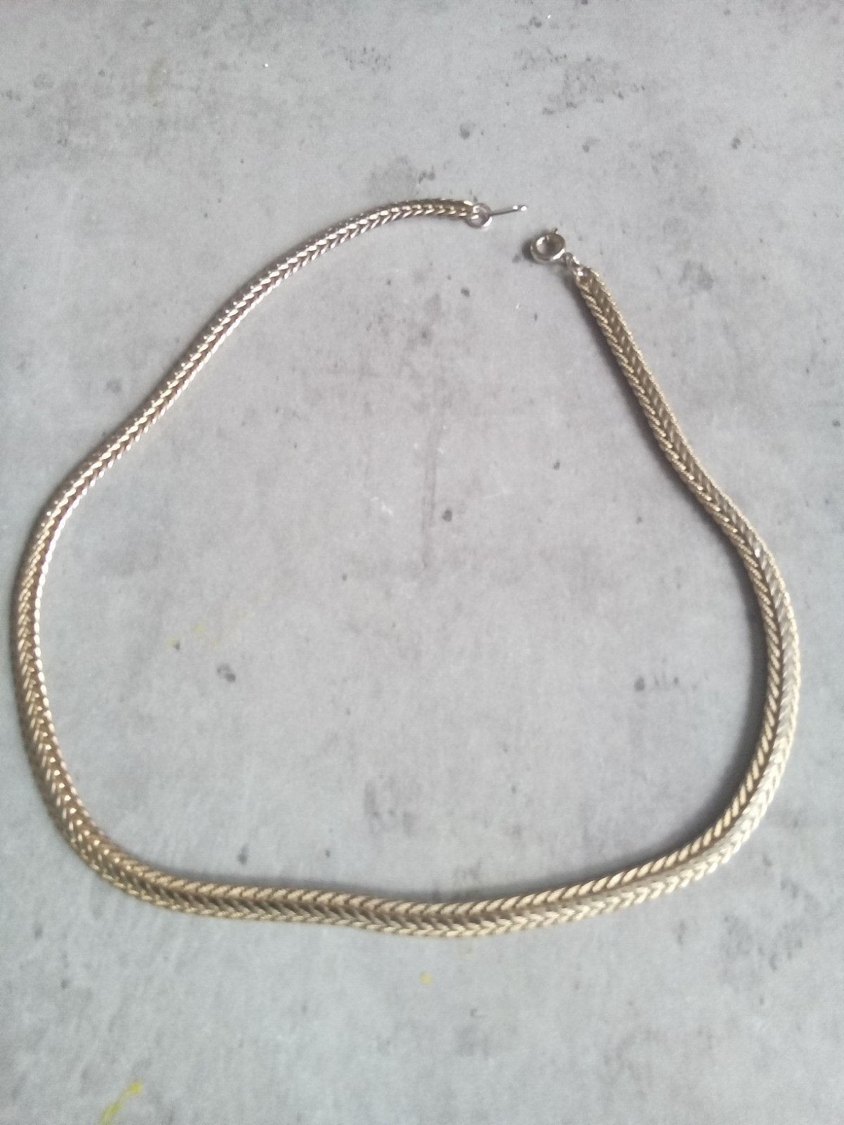 Luxe kwaliteit goud ketting,42 cm, ,nieuwstaat ,5 mm breed, Sieraden, Tassen en Uiterlijk, Kettingen, Ophalen of Verzenden, Nieuw