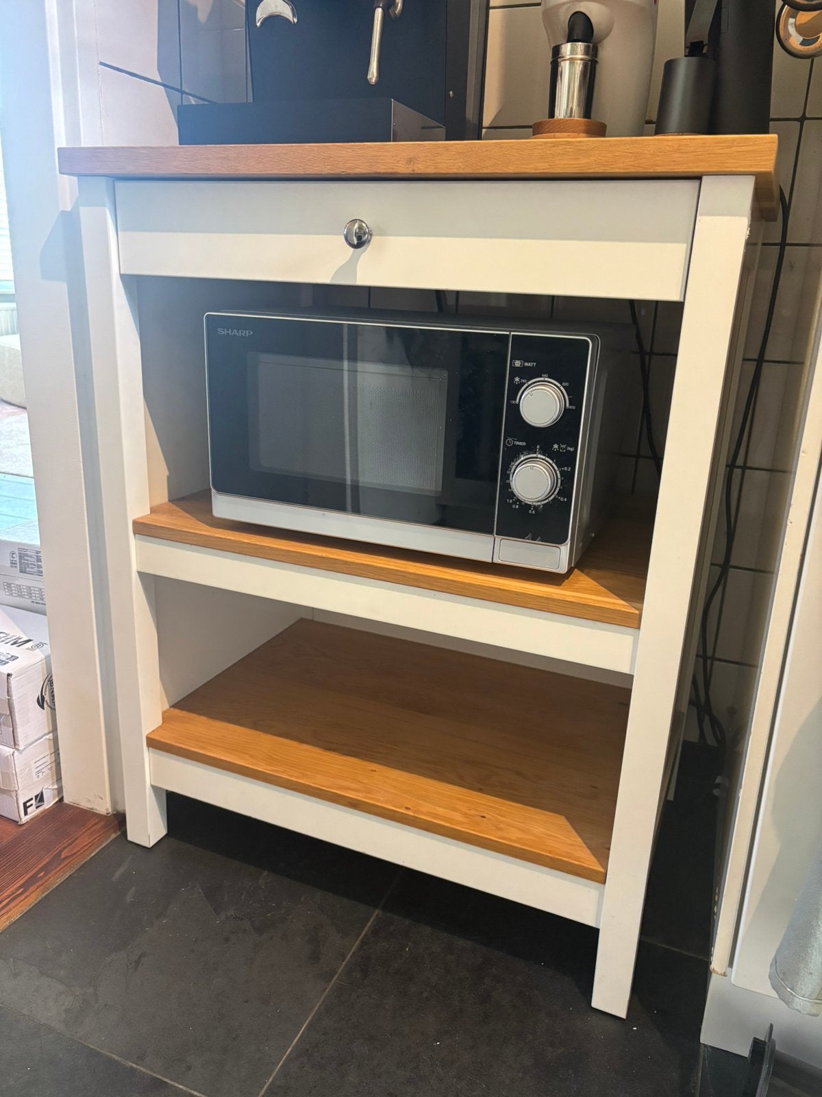 IKEA Tornviken keukenblok / kookeiland, Ophalen, Gebruikt, Wit, 50 tot 100 cm