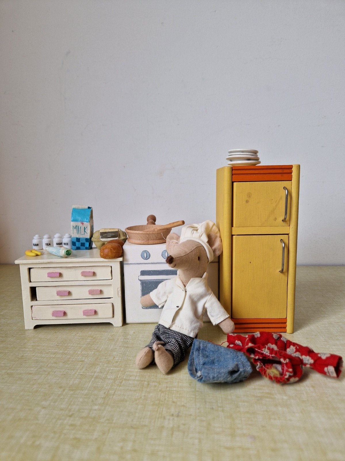 Maileg set kok muis keuken spullen, Verzamelen, Ophalen of Verzenden, Zo goed als nieuw, Poppenhuis