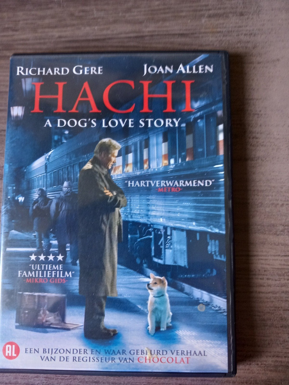 Hachi: A Dog's Love Story DVD - Hartverwarmend Familiefilm, Alle leeftijden, Ophalen of Verzenden, Gebruikt, Waargebeurd drama