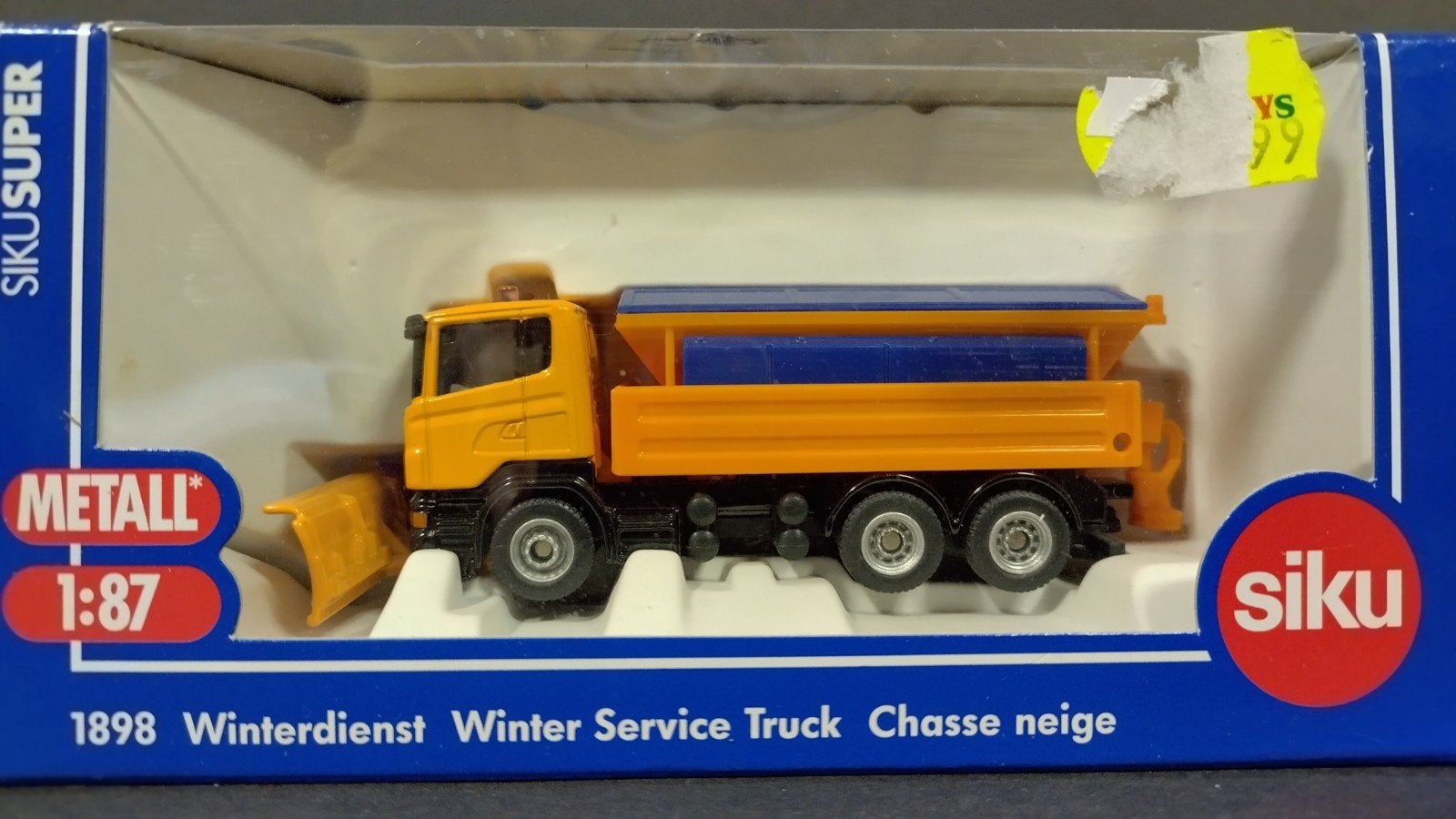 Scania Winterdienst 1:87 Siku 1898 pol, SIKU, Verzenden, Nieuw, Bus of Vrachtwagen