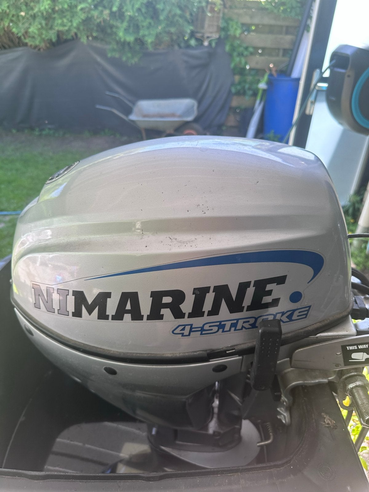 NIMARINE 4-Takt 9.9 PK Buitenboordmotor Langstaart, Watersport en Boten, Buiten- en Binnenboordmotoren, Ophalen, Gebruikt, 5 tot 10 pk