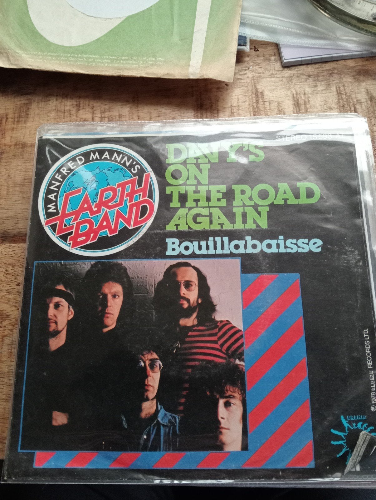 Manfred mann's earth band - Davy s on the road again, Ophalen of Verzenden, Zo goed als nieuw, Pop