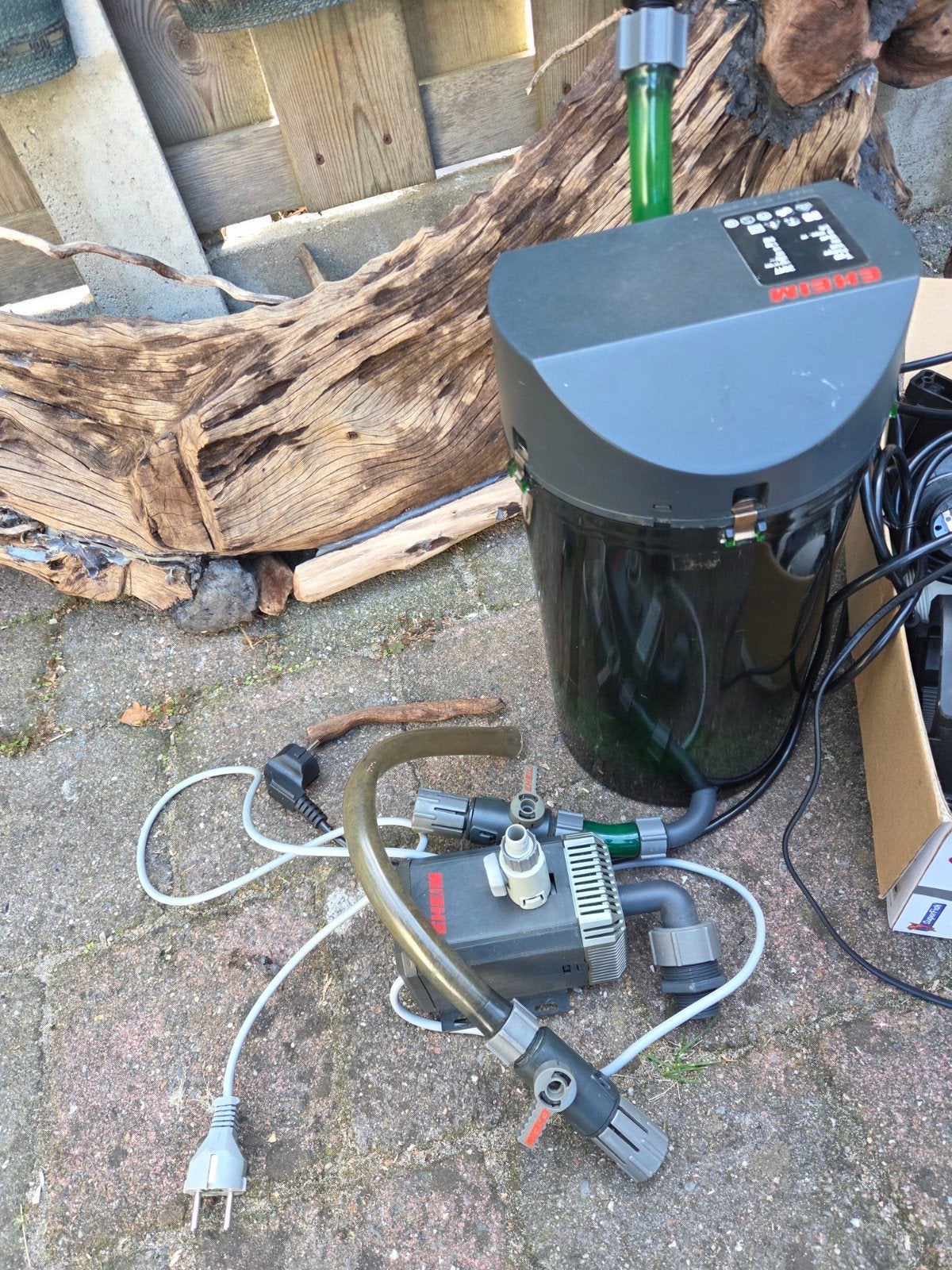 eheim filter, Ophalen