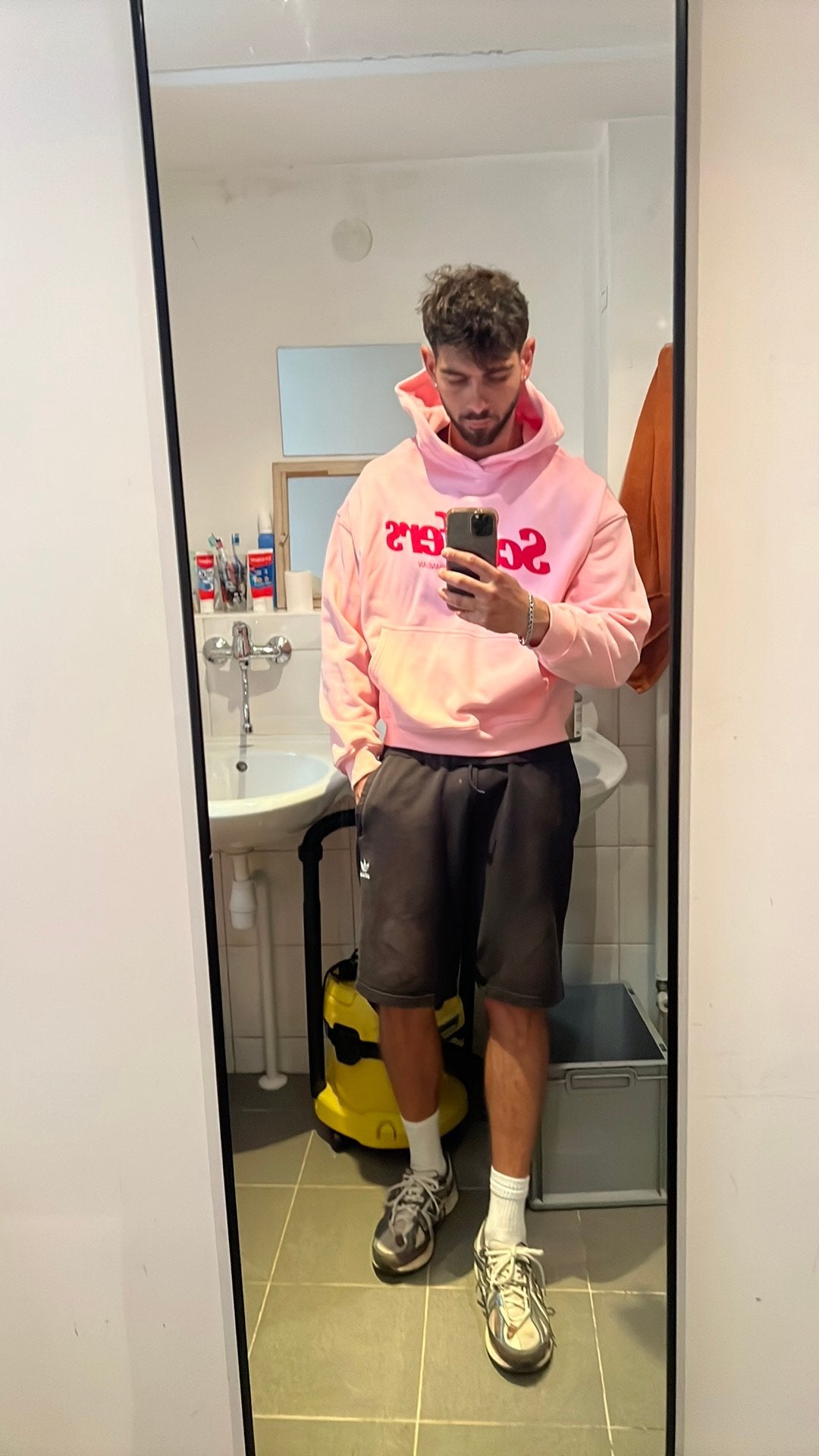Scuffers lightweight pink hoodie , XL, Ophalen of Verzenden, Zo goed als nieuw, Maat 46/48 (XL) of groter