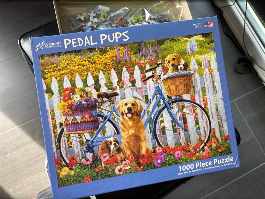 Vermont puzzel 1000 st zgan, Ophalen, 500 t/m 1500 stukjes, Zo goed als nieuw