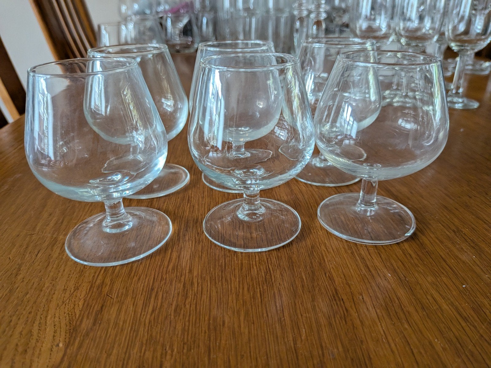 6 kleine cognac glazen, Ophalen, Zo goed als nieuw, Overige typen