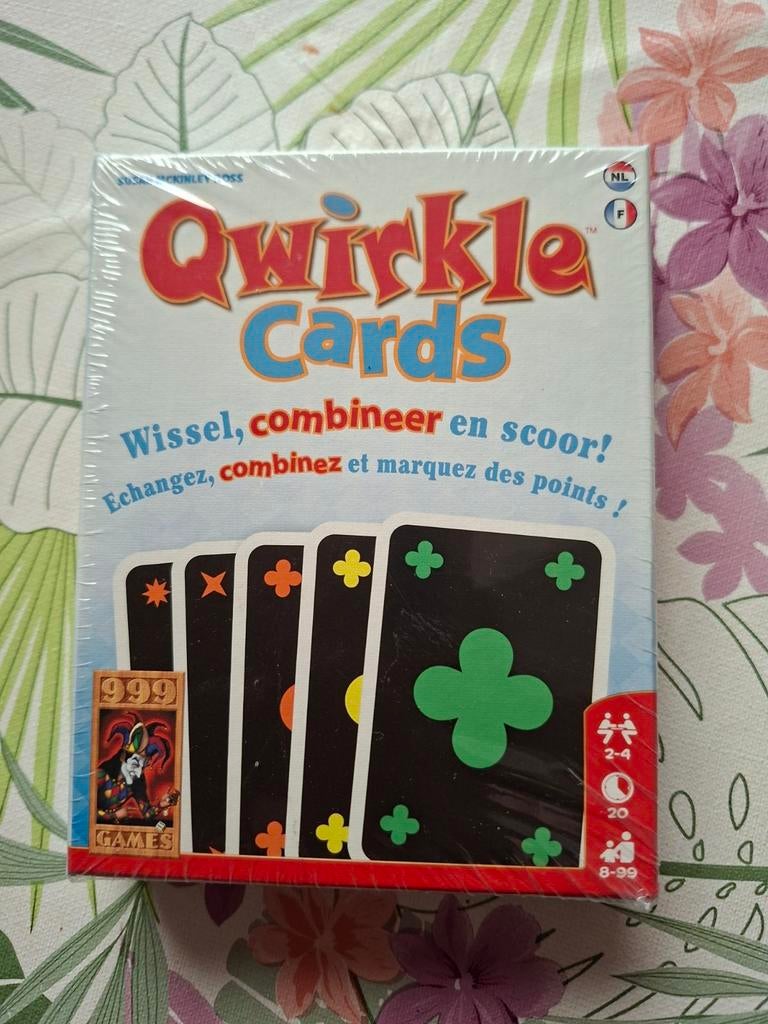 Nieuw Qwirkle cards 999 games in sealing, Ophalen of Verzenden, Nieuw