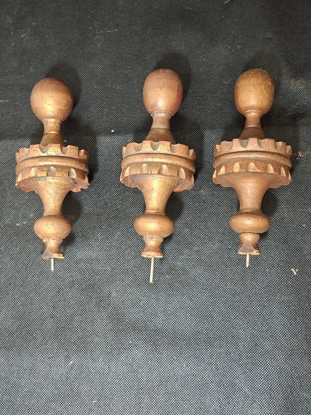 Houten klok tollen in goede staat, 17 cm hoog, Ophalen of Verzenden