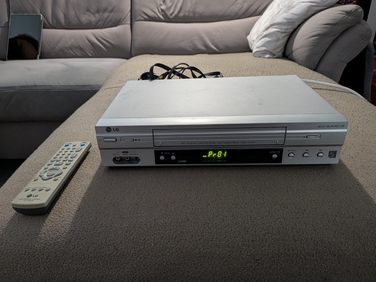 tekoop vhs videorecorder werkend., Audio, Tv en Foto, Videospelers, Ophalen, Gebruikt