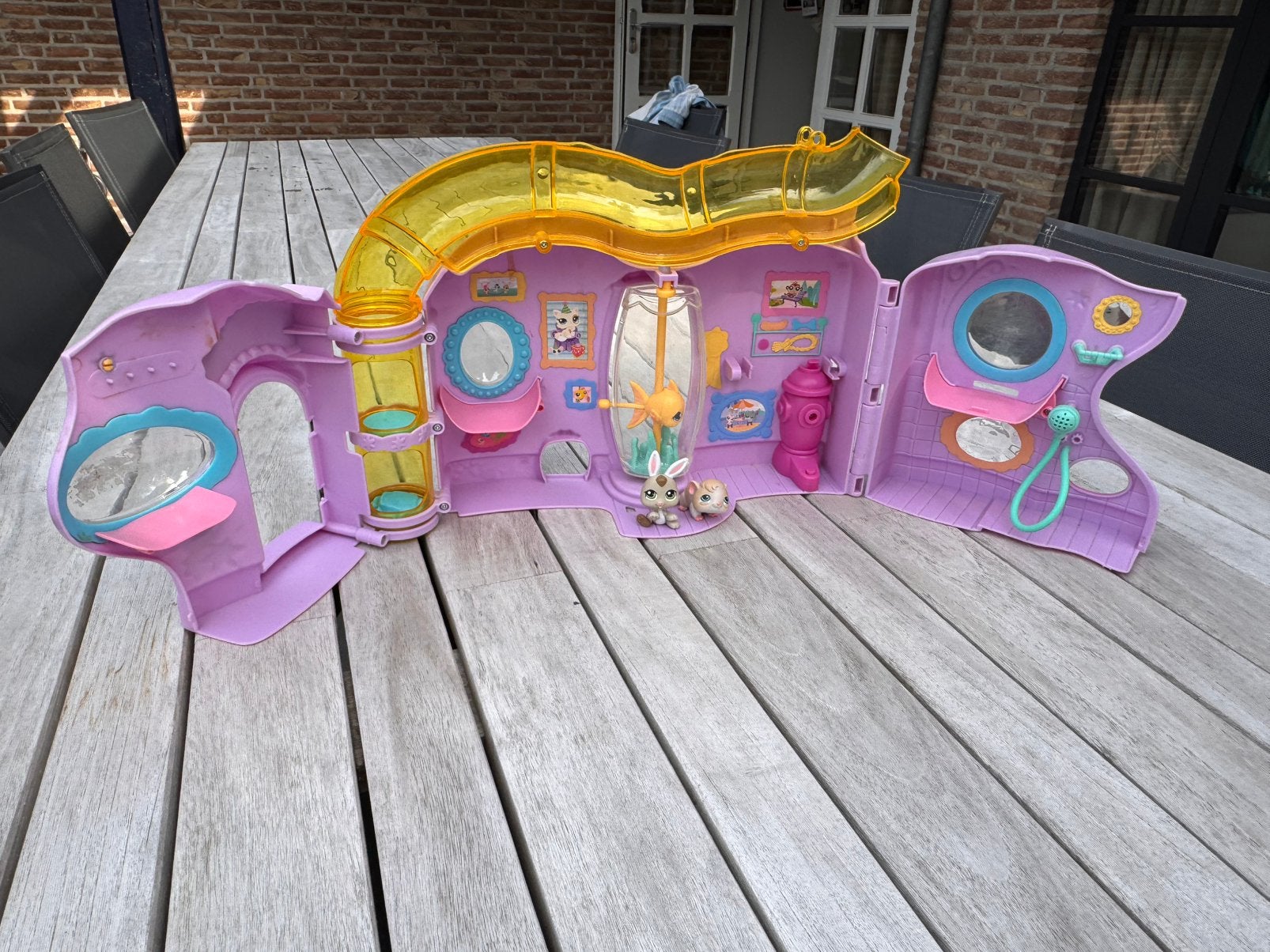 Leuke Littlest Pet Shop set met 2 diertjes, Ophalen, Gebruikt, Kunststof