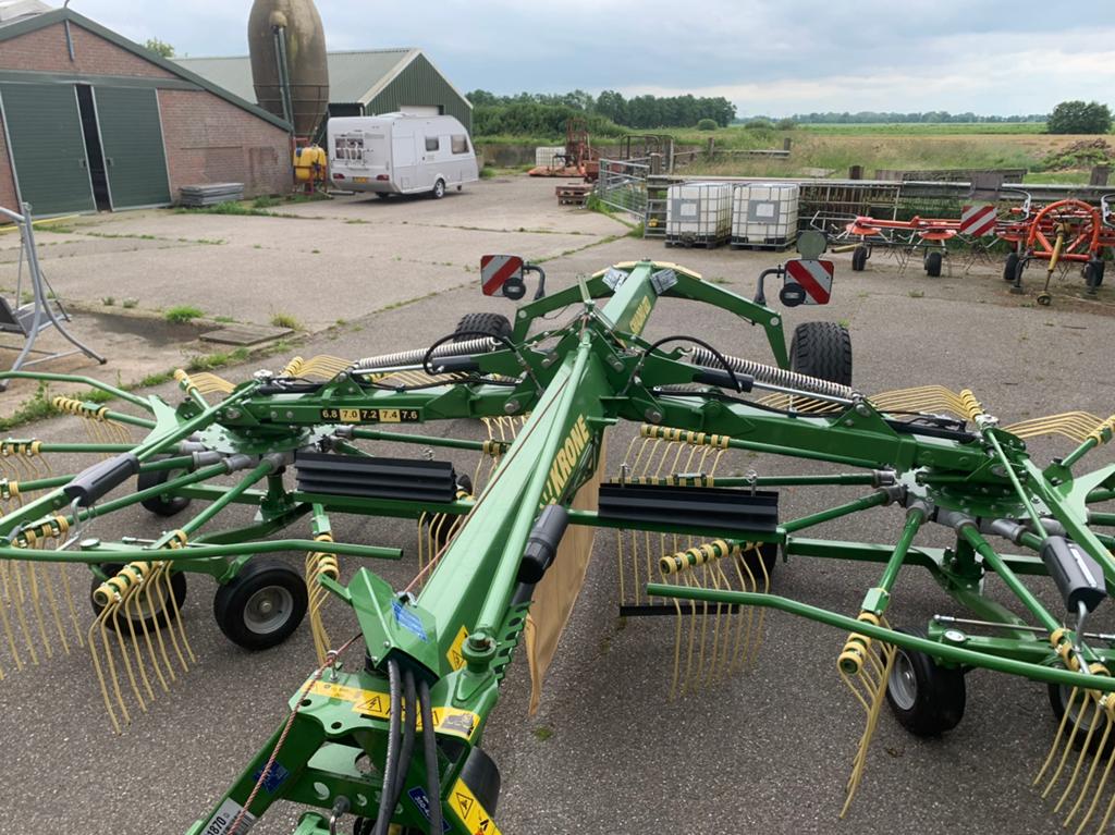 Krone swadro tc760, Ophalen, Oogstmachine