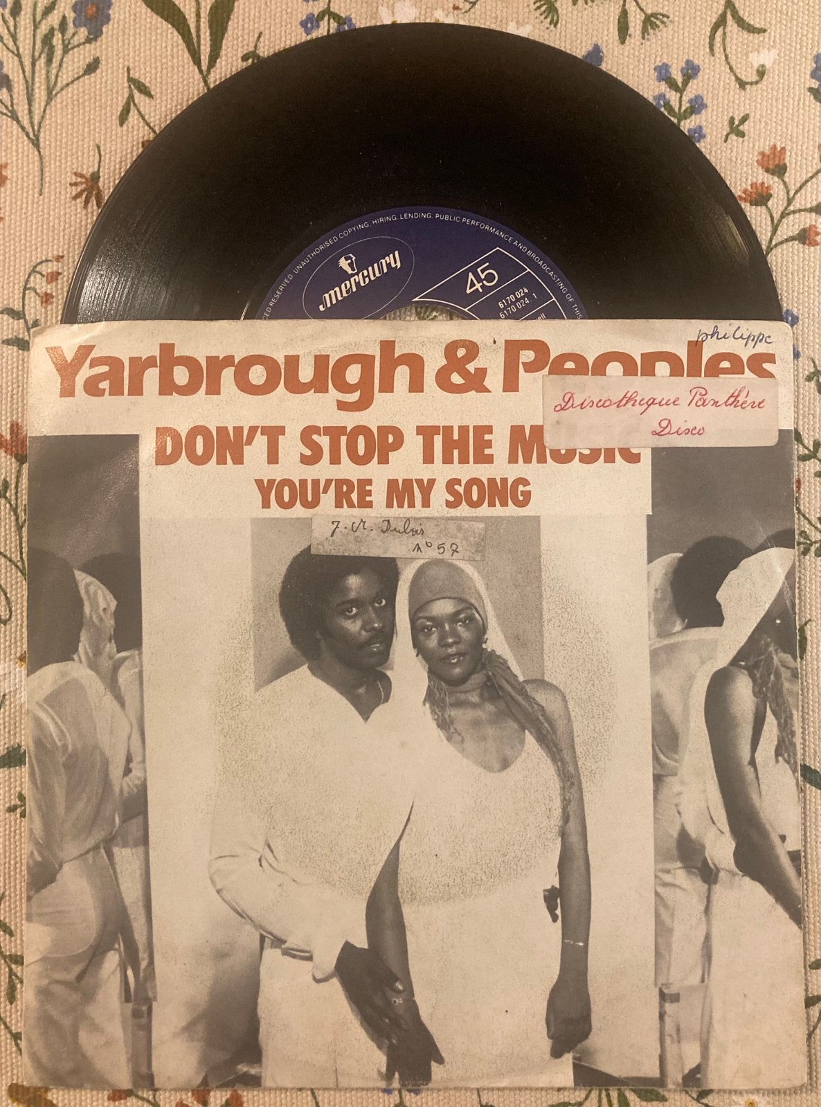 Vinyl single Yarbrough & Peoples - Don’t stop the Music, Gebruikt, 7 inch, Ophalen of Verzenden, Dance en House