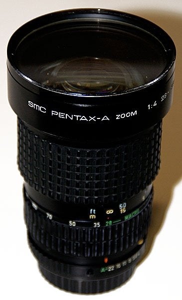 Pentax A 28-135mm zoom objectief, Ophalen, Gebruikt, Telelens, Overige vattingen