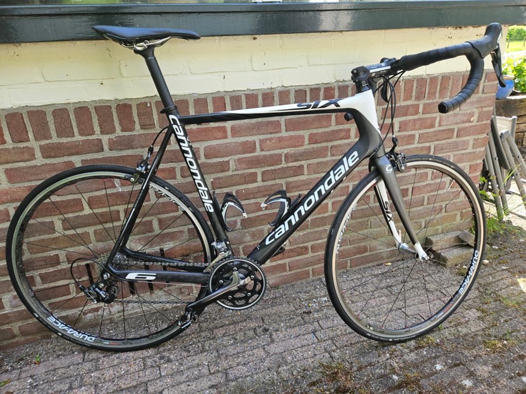 Cannondale Six carbon racefiets, Fietsen en Brommers, Fietsen | Racefietsen, Overige merken, 28 inch, Gebruikt, Carbon