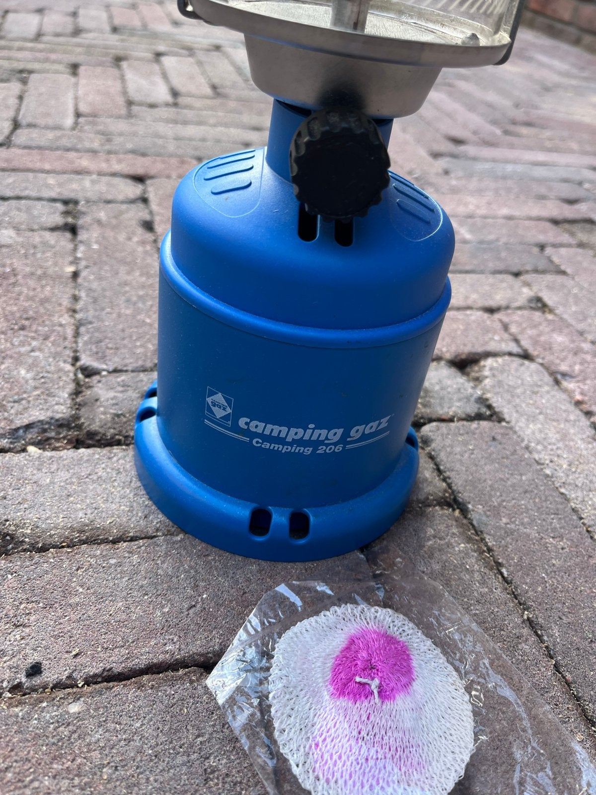 Campingaz Camping Lamp 206 L - Gaslamp voor kamperen, Ophalen of Verzenden, Zo goed als nieuw