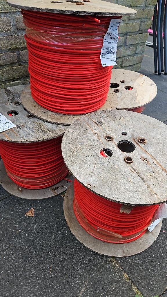 Solar kabel rood, Ophalen