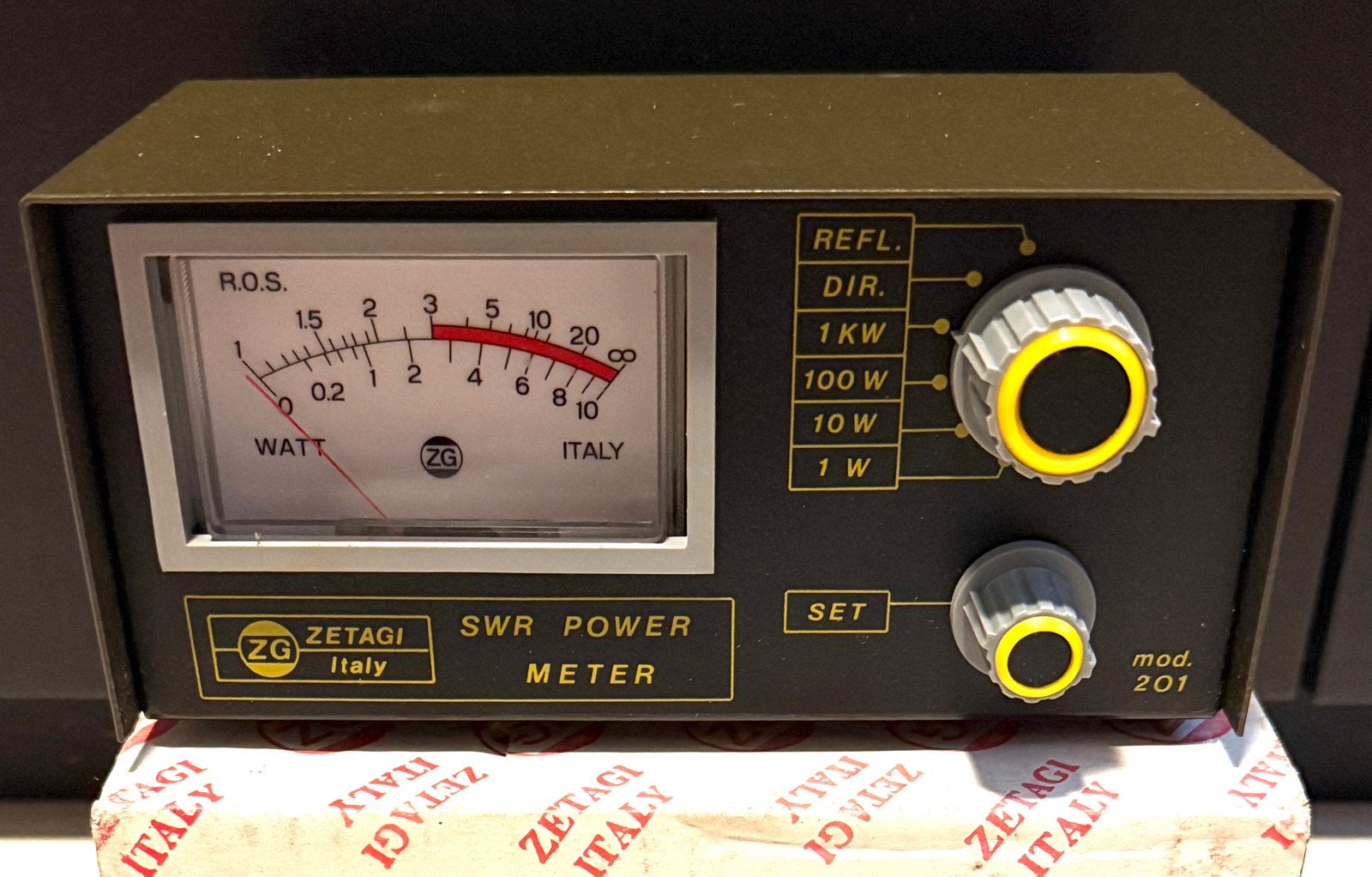 Zetagi 201 swr/powermeter, Telecommunicatie, Zenders en Ontvangers, Ophalen of Verzenden, Nieuw, Zender en Ontvanger