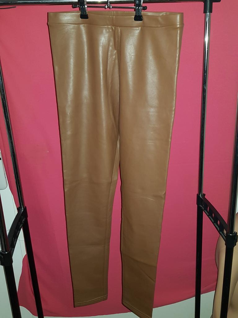 Legging(105), Kleding | Dames, Maat 38/40 (M), Bruin, Ophalen of Verzenden, Zo goed als nieuw
