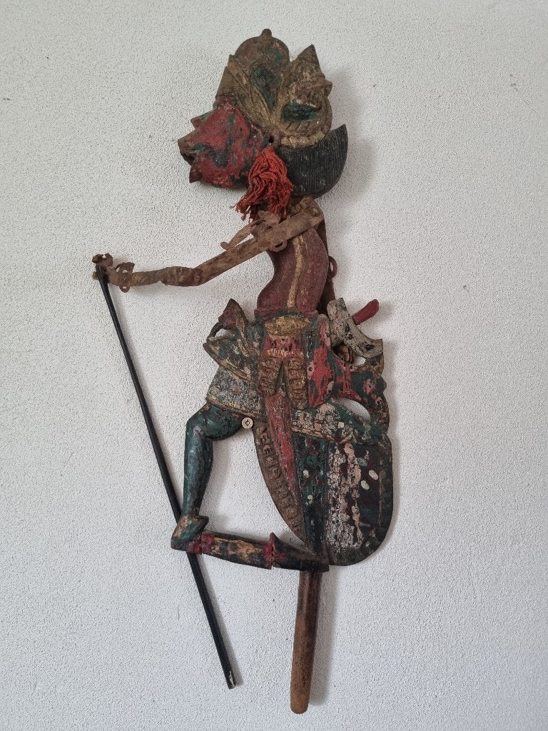 antieke wajangpoppen, Ophalen of Verzenden
