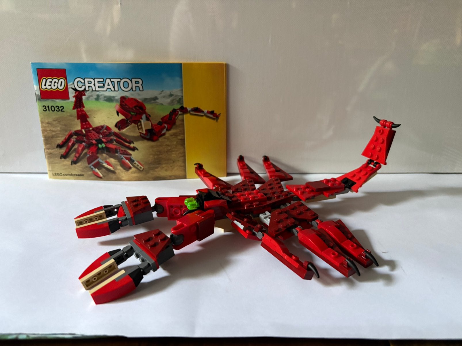 Lego 31002 vuurspuwende draak., Lego, Ophalen of Verzenden, Zo goed als nieuw, Compleet