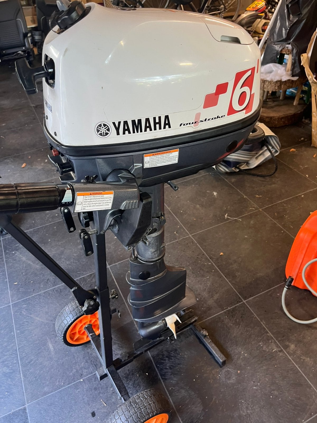 Yamaha 6pk 4t Buitenboord. (Langstaart), Ophalen, Gebruikt, 5 tot 10 pk, Viertaktmotor