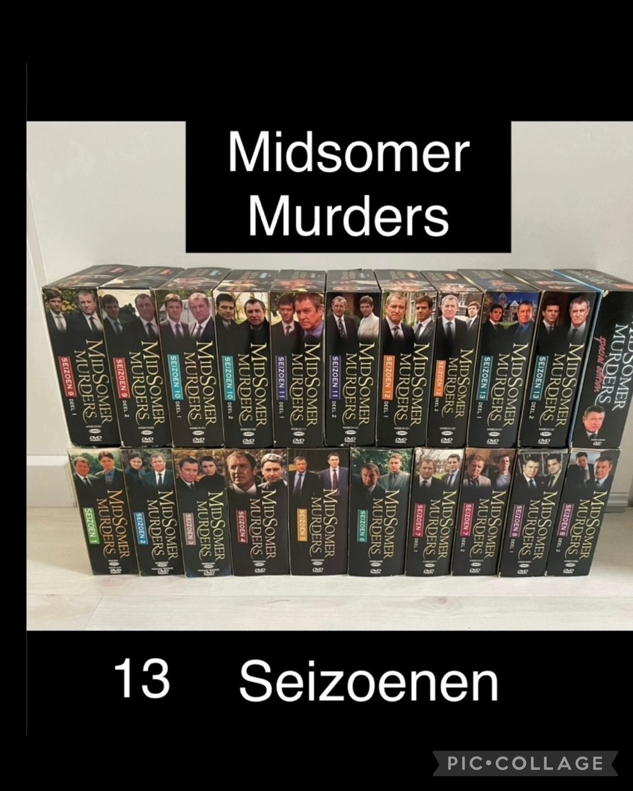 Midsomer Murders - Seizoen 1 t/m 13 DVD Boxset, Ophalen, Nederlands, Inclusief doosje, Gebruikt